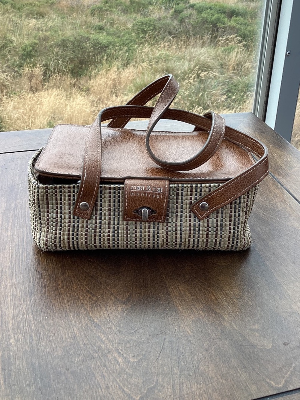 Matt & Nat Montreal Woven Vegan Leather Handbag